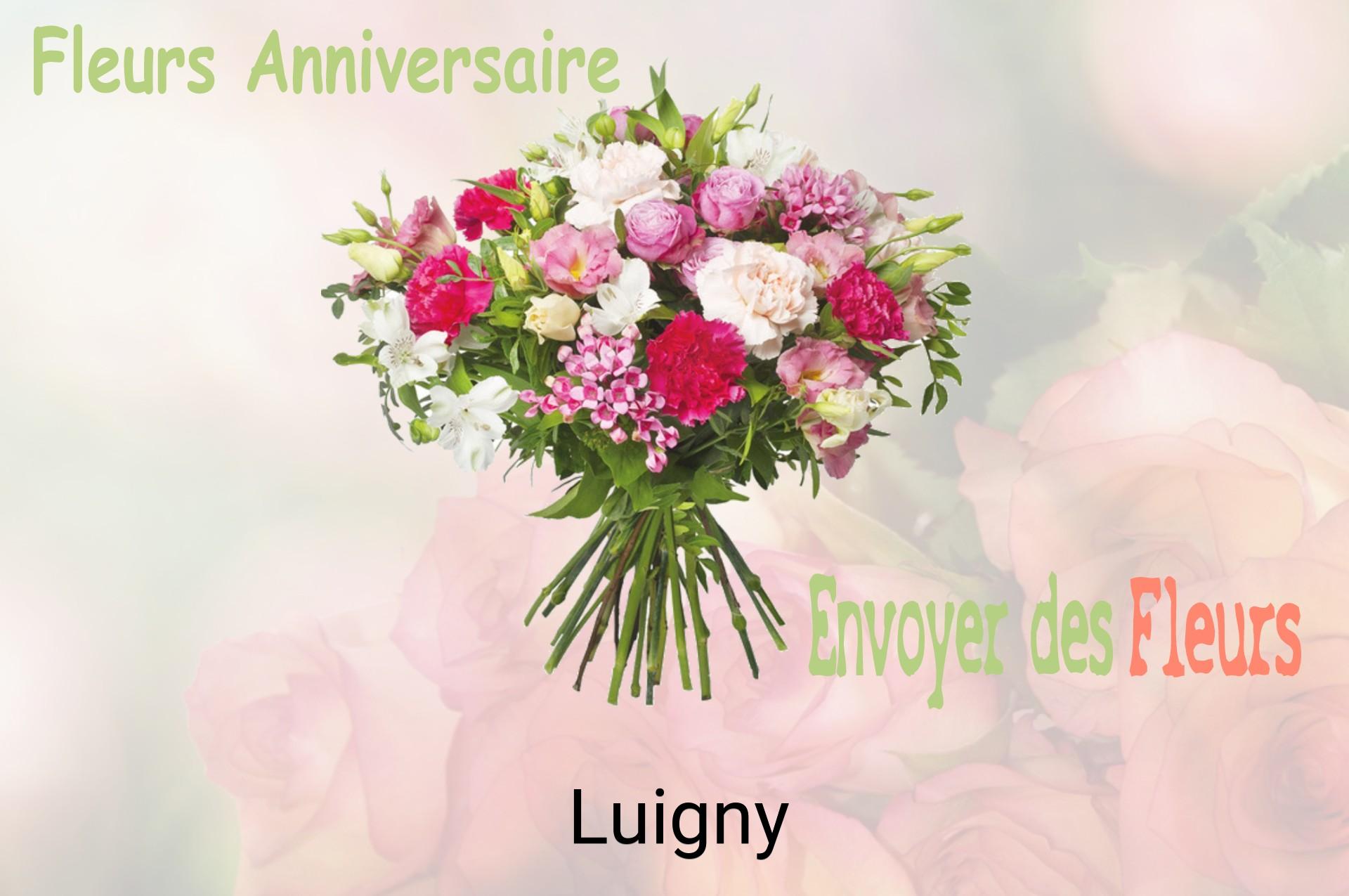 Bouquet de fleurs d’anniversaire livré à Luigny